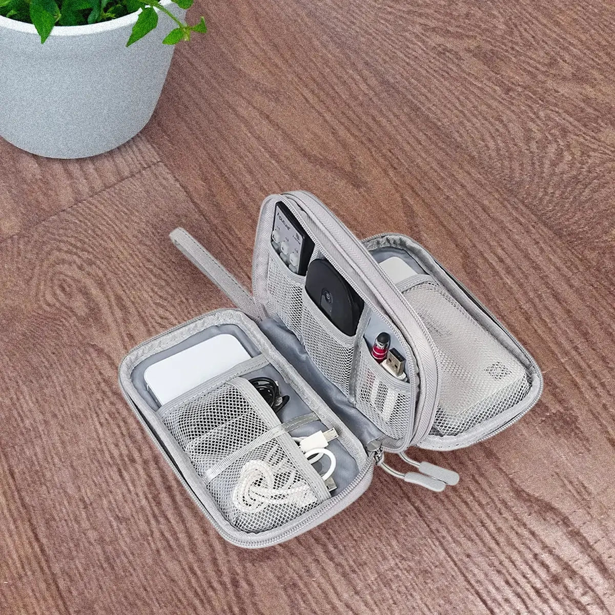 grey variant lombok organizer on floor